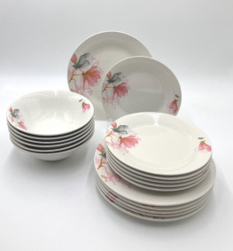 Набор тарелок и салатников 18 предметный MAGNOLIA Limited Edition YF6023